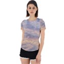 Cloudscape Photo Print Back Cut Out Sport Tee View1