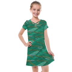 Colors To Celebrate All Seasons Calm Happy Joy Kids  Cross Web Dress