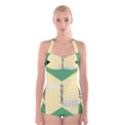 Jamaica, Jamaica  Boyleg Halter Swimsuit  View1
