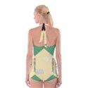 Jamaica, Jamaica  Boyleg Halter Swimsuit  View2