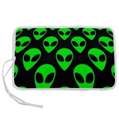 We Are Watching You! Aliens Pattern, Ufo, Faces Pen Storage Case (s)