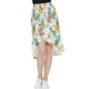 Tropical pineapples Frill Hi Low Chiffon Skirt View1