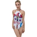 Tropical parrots Go with the Flow One Piece Swimsuit View1