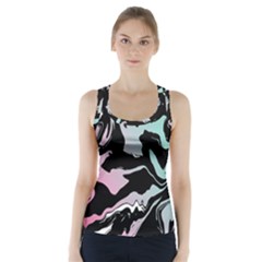 Painted Lines Racer Back Sports Top