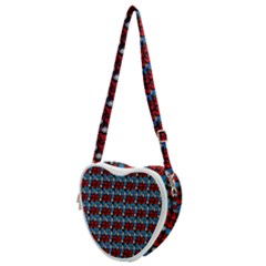 Red And Blue Heart Shoulder Bag by Sparkle