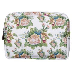 Vintage Flowers Pattern Make Up Pouch (medium) by goljakoff