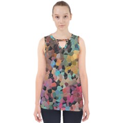 Mosaic Pieces                                                    Cut Out Tank Top