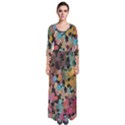 Mosaic pieces                                                      Quarter Sleeve Maxi Dress View1