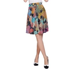 Mosaic Pieces                                                    A-line Skater Skirt