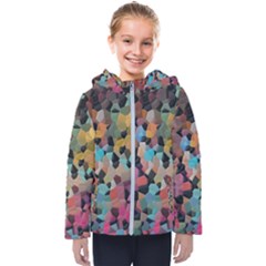 Mosaic Pieces                                                   Kids  Hooded Puffer Jacket