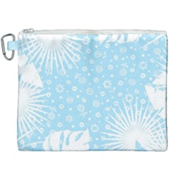 Flower Illustrations Canvas Cosmetic Bag (xxxl) by HermanTelo