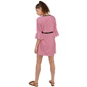 Amaranth Pink - Criss Cross Mini Dress View2