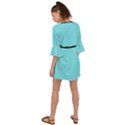 Arctic Blue - Criss Cross Mini Dress View2