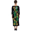  LJP Quarter Sleeve Midi Bodycon Dress View2