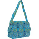 Blue Butterfly Buckle Multifunction Bag View2