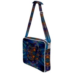 Fractal Flower Cross Body Office Bag