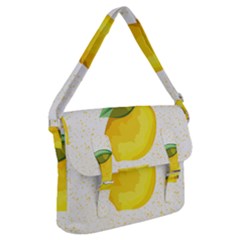 Illustration Sgraphic Lime Orange Buckle Messenger Bag by HermanTelo