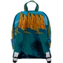 Guadalupe Mountains National Park with El Capitan Peak Texas United States WPA Poster Art Color Zip Up Backpack View3