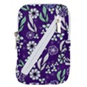 Floral blue pattern  Belt Pouch Bag (Small) View1