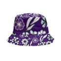 Floral blue pattern  Inside Out Bucket Hat View2
