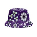 Floral blue pattern  Inside Out Bucket Hat View4