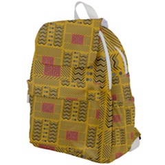 Digital Paper African Tribal Top Flap Backpack by HermanTelo