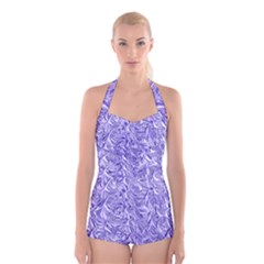 Gc (47) Boyleg Halter Swimsuit 