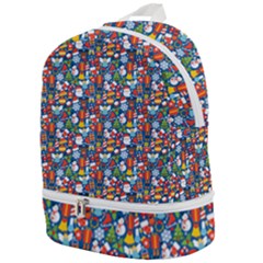 Christmas Love 2 Zip Bottom Backpack by designsbymallika