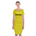 Flowers From Heaven  With A Modern Touch Classic Short Sleeve Midi Dress View1