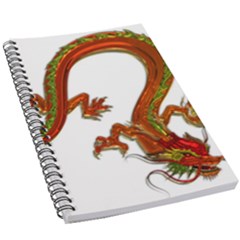 Dragon Art Glass Metalizer China 5 5  X 8 5  Notebook by HermanTelo