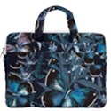 Beautiful Blue Butterflies  Double Pocket Laptop Bag View2