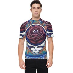 Grateful-dead-ahead-of-their-time Men s Short Sleeve Rash Guard by Sapixe