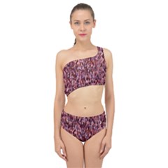 Mosaic Spliced Up Two Piece Swimsuit