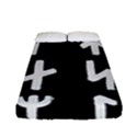 Younger Futhark Rune Set Collected Inverted Fitted Sheet (Full/ Double Size) View1