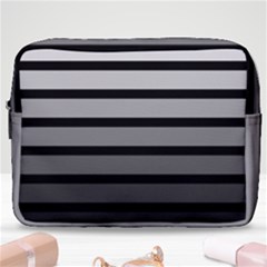 9 Bar Monochrome Fade Make Up Pouch (large)