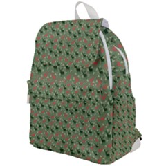 Deer Retro Pattern Top Flap Backpack by HermanTelo