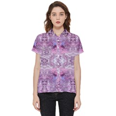 Pink Grey Repeats Short Sleeve Pocket Shirt