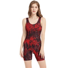 Red Abstract Women s Wrestling Singlet by Dazzleway