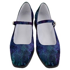 Glassy Melty Abstract Women s Mary Jane Shoes