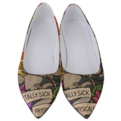 Possum - Mentally Sick Physically Thick Women s Low Heels