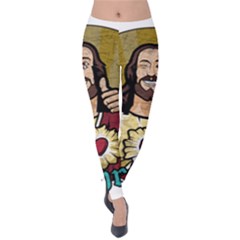Buddy Christ Velvet Leggings