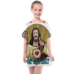 Buddy Christ Kids  One Piece Chiffon Dress