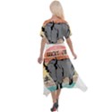 Chinese New Year ¨C Year of the Ox Cross Front Sharkbite Hem Maxi Dress View2