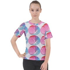 Colorful Women s Sport Raglan Tee