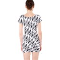 Vertical Short Sleeve Bodycon Dress View2
