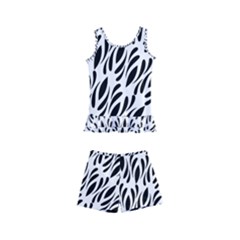 Vertical Kids  Boyleg Swimsuit