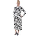 Vertical Velvet Maxi Wrap Dress View2