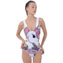 Go to Hell Side Cut Out Swimsuit View1