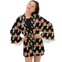 Roses.Long Sleeve Kimono View1