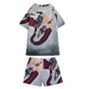 Bama Mermaid Kids  Swim Tee and Shorts Set View2